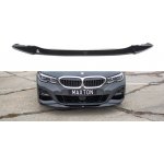 Maxton Design spoiler pod přední nárazník ver.1 pro BMW řada 3 G20 M-Pack, černý lesklý plast ABS – Zboží Mobilmania