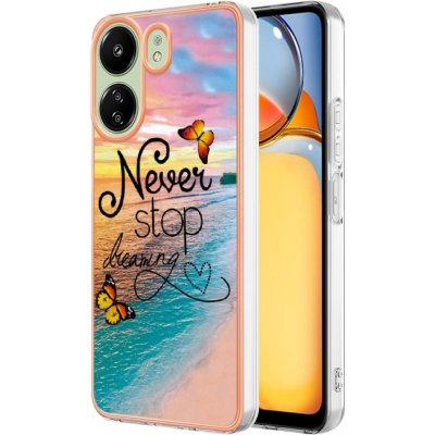 PROTEMIO 68087 IMD MARBLE Ochranný kryt Xiaomi Redmi 13C / Poco C65 DREAM BUTTERFLY – Zboží Mobilmania