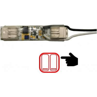 T-LED, Modul pro tlačítko - stmívač pro LED pásky – Zboží Mobilmania