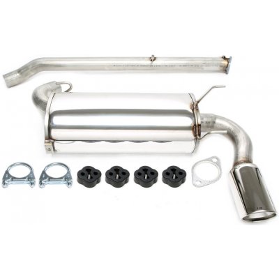 TA Technix sportovní nerezový catback výfuk Mazda MX 5 NA 1.6 + 1.8, 1x 100 mm rovná nerezová koncovka s pertlem – Hledejceny.cz