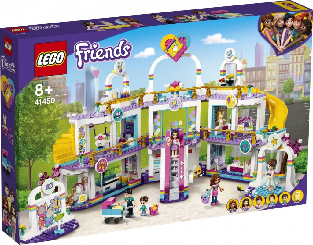 LEGO® Friends 41450 Nákupní centrum v městečku Heartlake od 2 440 Kč -  Heureka.cz