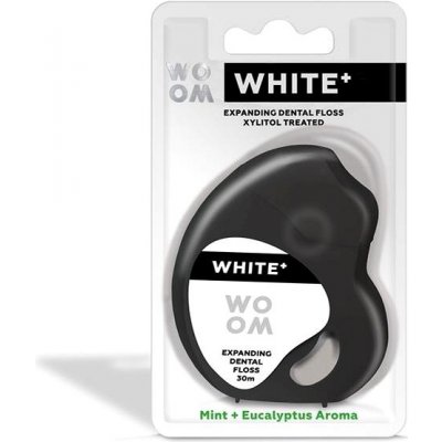 Woom White+ expandující zubní nit 30 m – Zboží Dáma