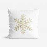 Goldea vánoční sněhová vločka 45 x 45 cm – Hledejceny.cz
