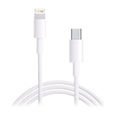 Datový kabel USB C na Lightning, délka 1m, barva bílá – Zboží Živě