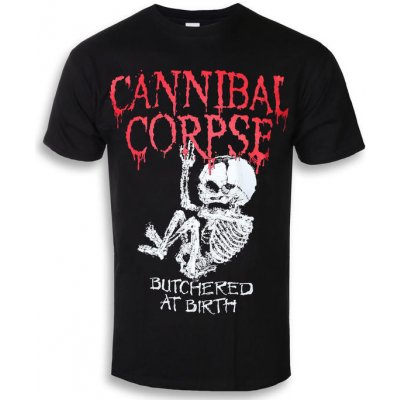 Tričko metal PLASTIC HEAD Cannibal Corpse BUTCHERED AT BIRTH BABY černá – Hledejceny.cz
