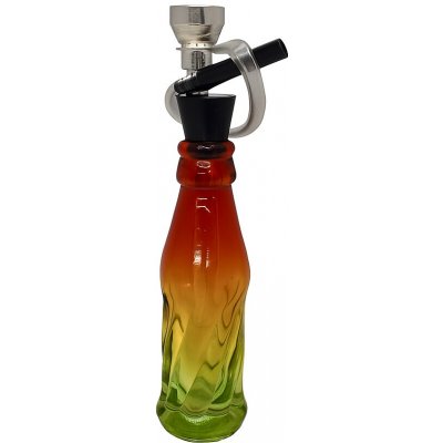 WeedShop Lahvový mini bong Rasta 16 cm – Zboží Dáma
