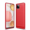 Pouzdro a kryt na mobilní telefon Samsung Protemio 27619 FLEXI TPU Kryt Samsung Galaxy A12 / M12 červený