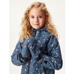 Unuo Polar Dětské zimní rukavice Černá Květiny – Zboží Dáma