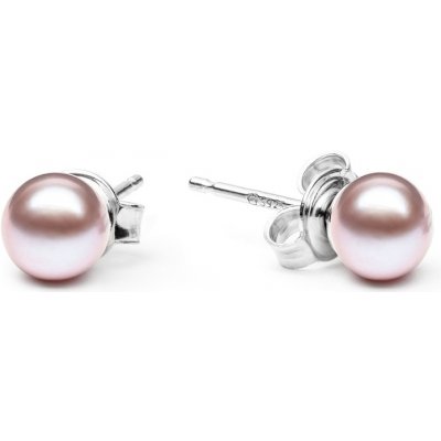 Gaura Pearls náušnice s levandulovou perlou Chloe II EFB06-N/L Levandulová – Sleviste.cz