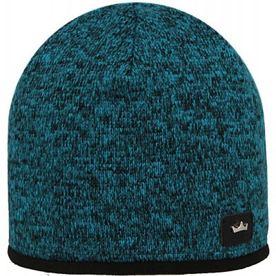 RDX Chlapecká čepice podšitá fleecem s nášivkou korunka Modrá – Zboží Dáma