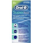 Oral B Super Floss dentální nit na rovnátka a implantáty příchuť Mint 50 ks – Zboží Dáma