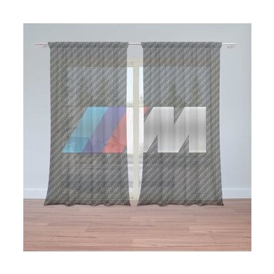 Sablio Záclony MPERFORMANCE Karbon: 2ks 150x250cm – Hledejceny.cz