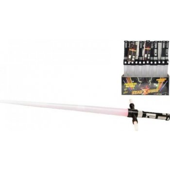 Teddies Laserový meč svítící skládací plast 86 cm na baterie se zvukem asst  3 barvy 12 ks v DBX od 499 Kč - Heureka.cz