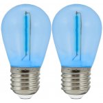 Polux SADA 2x LED žárovka PARTY E27/0,3W/36V modrá SA1801 – Hledejceny.cz