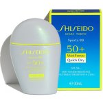 Shiseido WetForce Quick Dry Sports BB Compact SPF50+ Very Dark 12 g – Zboží Dáma