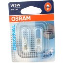 Osram 2821-02B W3W W2,1x9,5D 12V 3W