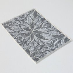 Veba ručník Zara Divoký květ 75 x 150 cm šedá