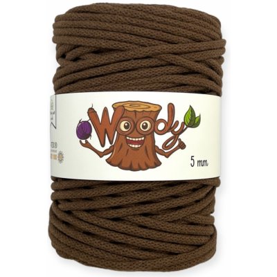 Woody 5 mm - Tmavě hnědá – Sleviste.cz