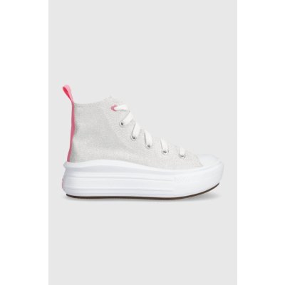 Converse Chuck Taylor All Star Move Platform Sparkle A06333C White/Oops Pink/White