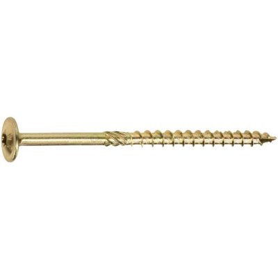Konstrukční tesařský vrut 6x70 TORX T30 Zn TH talířová hlava (200 ks/bal) – Hledejceny.cz
