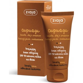 Ziaja Cupuacu Bronzing SPF 10 vyživující samoopalovací pleťový krém na den 50ml