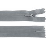 Spirálový zip skrytý No 3 délka 50 cm dederon, malé, 316 šedá neutrální – Hledejceny.cz