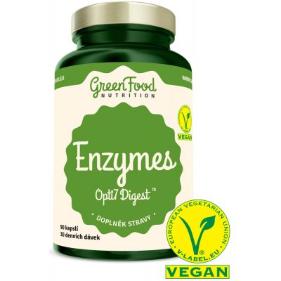 GreenFood Nutrition Enzymy Opti7 Digest™ 90 kapslí