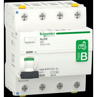 Proudový chránič Schneider Electric Acti9-iID 4P – Sleviste.cz