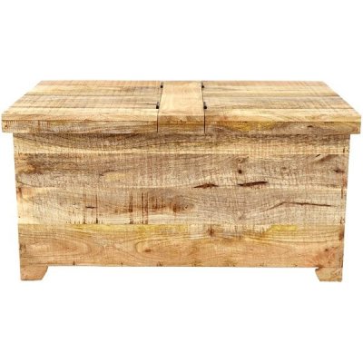 LAKŠMI indickynabytek Retro 90 × 45 × 45 z indického masivu mango natural – Zboží Dáma