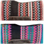 Cassini Podsedlová deka Bottom fialová růžová tyrkysová černá – Zboží Mobilmania