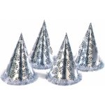 WIDMANN Klobouček Špička Happy New Year stříbrný – Sleviste.cz