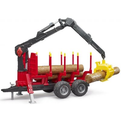 Bruder 2252 lesních PŘÍVĚS s hydraulickou rukou – Zboží Dáma