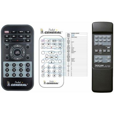 Dálkový ovladač General TASCAM RC-CD200