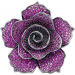 Oliver Weber třpytivá květinová brož s krystaly Peony 58053 – Hledejceny.cz