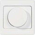 Stmívač LED REA vč. rámečku, 230V, 3-100W/7-150W, bílá, 15,5 x 12 x 5,5 cm – Sleviste.cz