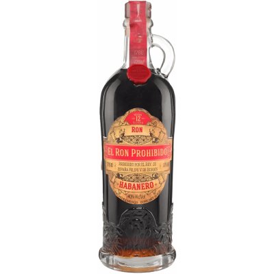 El Ron Prohibido Habanero Solera 12y 40% 0,7 l (holá láhev)