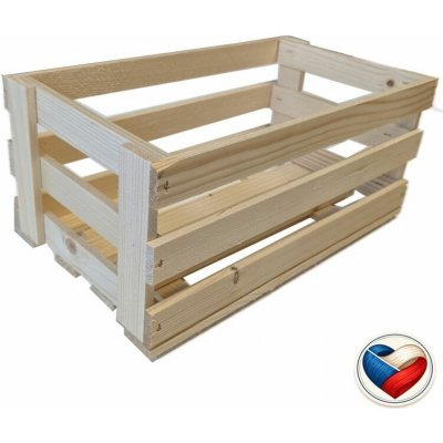 Gaboni 91541 Dřevěná bedýnka na ovoce 23 x 15 x 8 cm – Hledejceny.cz