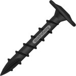 Černý vrut s talířovou hlavou 6-8 mm, Deltacoll® černý – Hledejceny.cz