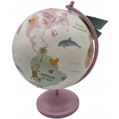Atmosphera for Kids Dětský globus růžový 20 cm – Hledejceny.cz