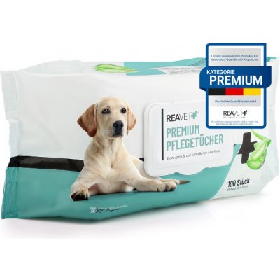 Reavet Prémiové pečující ubrousky s Aloe Vera 100 ks – Sleviste.cz