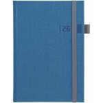Graspo Tweed A5 týdenní 2026 modrý – Zboží Dáma