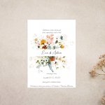 Svatební oznámení Pestrobarevná kytice 2 – Sleviste.cz