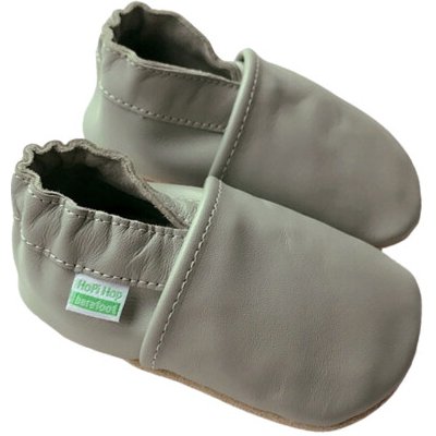 Hopi Hop kožené capáčky barefoot šedé – Sleviste.cz