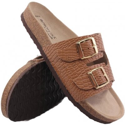 Protetika pantofle ORS T 92 croco sv. hnědá – Hledejceny.cz