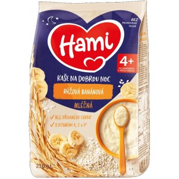 Hami Ml.kaše na dobrou noc rýžová banán 210 g