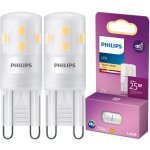 Philips 2x LED žárovka G9 Capsule 1,9W = 25W 220 lm 2700K Warm – Hledejceny.cz