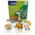 Lupilu Dřevěná sada nádobí a pomůcek do kuchyně (sada na vaření) – Sleviste.cz