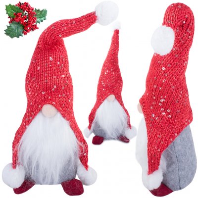 Verk 26023 Vánoční dekorace Skřítek 30 cm, červený – Zboží Dáma