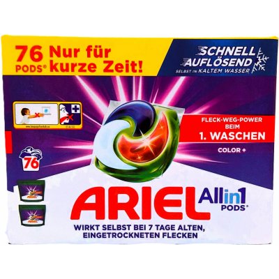 Ariel Color All in1 Color tablety na praní 76 PD – Zboží Mobilmania