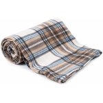 Jahu Deka fleece hnědomodrobílá 150x200 – Hledejceny.cz